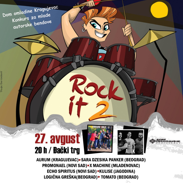ЂАЧКИ ТРГ / ФЕСТИВАЛ МЛАДИХ АУТОРСКИХ БЕНДОВА - ROCK IT #2